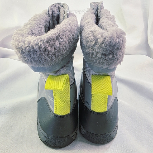 UGG Waterproof Boots Youth 6 Womens 7.5 Butte II Metal Sheepskin Sherpa Lined - Picture 6 of 10